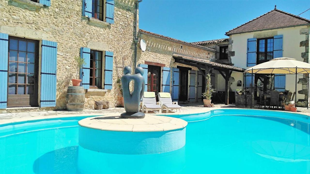 Luxury B&B Maison à votre Santé, in Bordeaux wine region Savignac-de-Duras Esterno foto