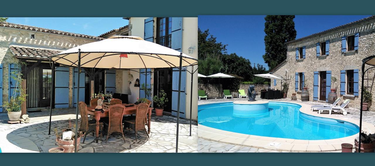 Luxury B&B Maison à votre Santé, in Bordeaux wine region Savignac-de-Duras Esterno foto